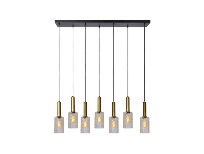 Lucide CORALIE - Hanglamp - 7xE27 - Transparant