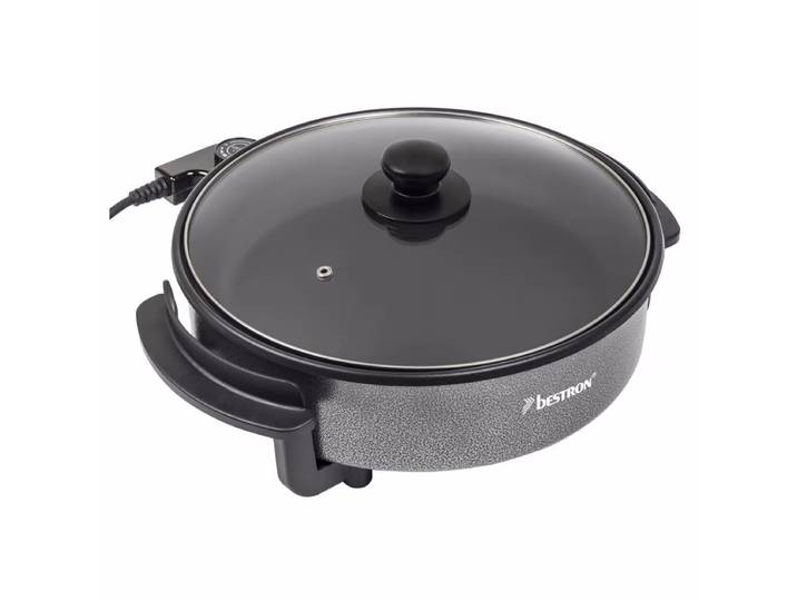 Bestron AHP1200 Party/SnackPfanne – Tischgrill – schwarz