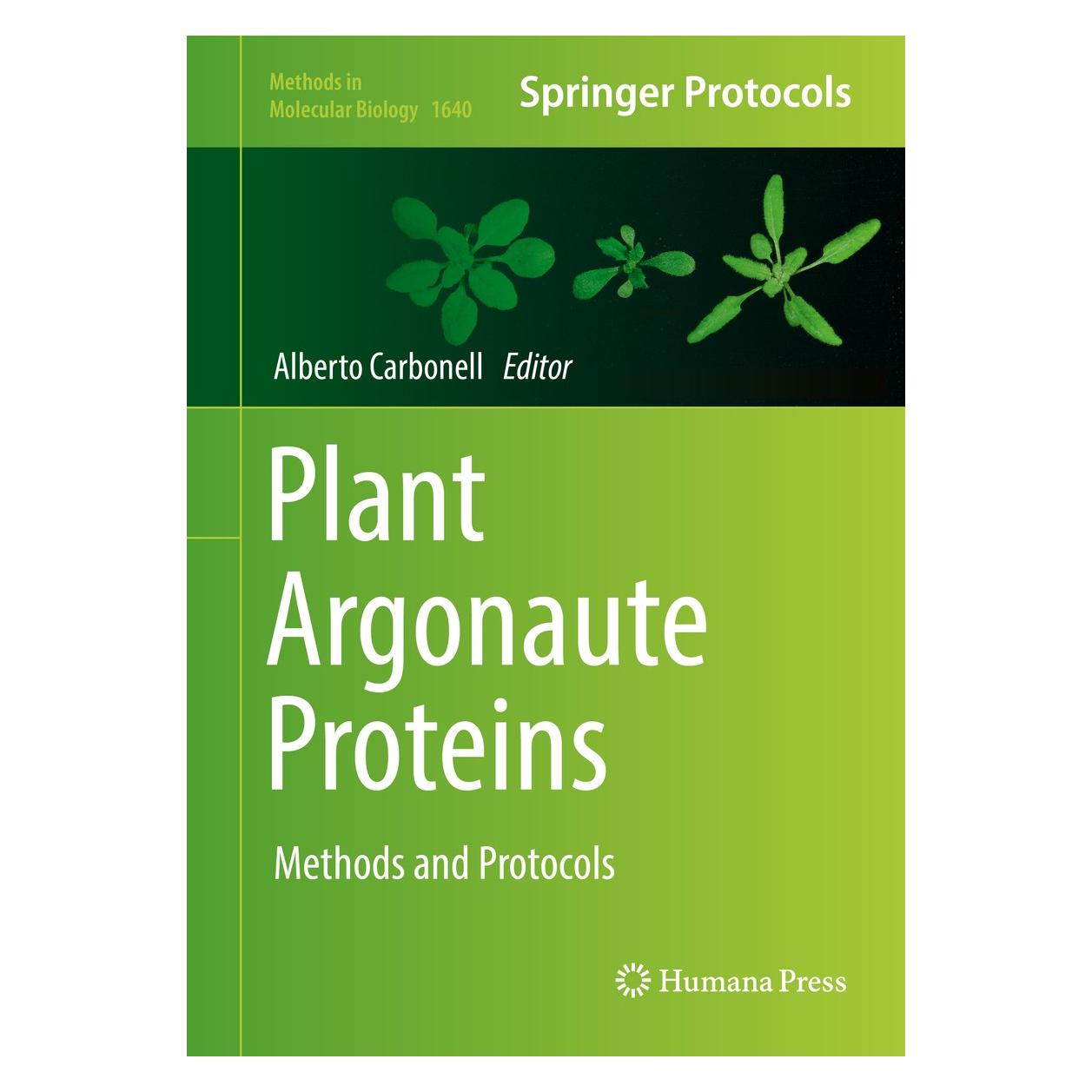 Springer Plant Argonaute Proteins (Englisch, Hardcover, Alberto Carbonell) (9781493971640)