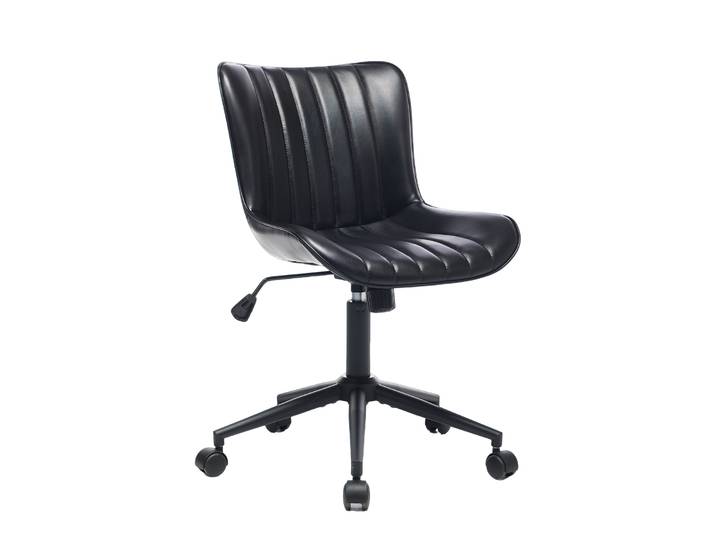 Fauteuil pivotant moelleux, 360° ° Fauteuil pivotant rembourré avec dossier festonné pour chambre à coucher et salle de maquillage