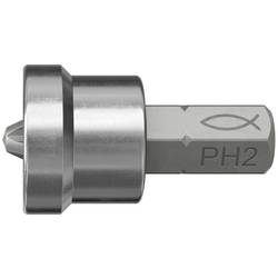Fischer 557840 FPB PH 2 W 1 Kreuzschlitz-Bit Antrieb: 1/4 (6.3 mm) Abtrieb: Kreuzschlitz Phillips PH 2