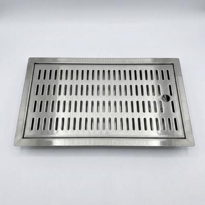 Tropfblech CNS zum Einlassen 480 x 313mm