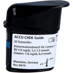 Roche, Bluttest, ACCU-CHEK Guide Teststreifen, 50 St. Teststreifen