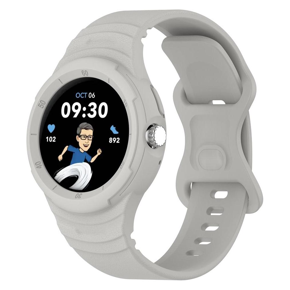 Techsuit - Watchband (W066) - Google Pixel Watch / Watch 2 / Watch 3 41mm - Gray (Silicone) (56361966)