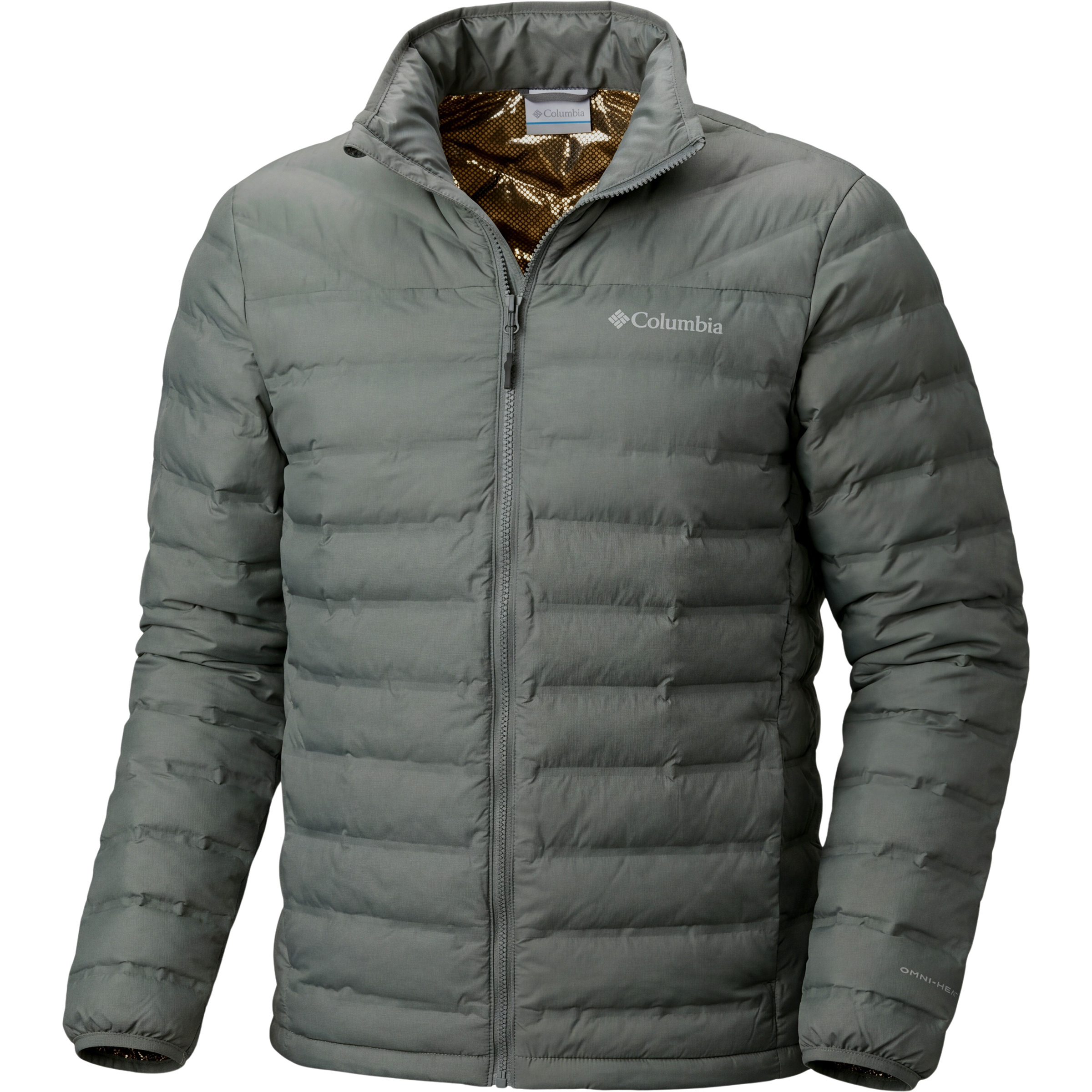 Columbia Terwilliger Trail Heat Seal Herren Kunstfaserjacke grau Größe L Trekking Wasserabweisend