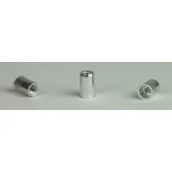 Blindnietmuttern Alu - kleiner Senkkopf offen - Klemmbereich 0,5 - 3,0 mm - M 4x10