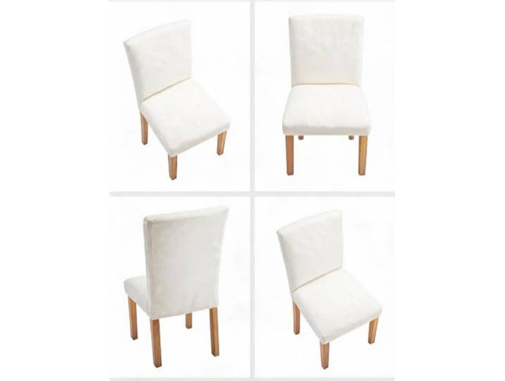 Koioplie 2er-Set Esszimmerstühle mit Leinenbezug, gepolstert, Holzbeine, Gepolsterte Sitzfläche, hoher Rücken, stabile Holzbeine, strukturierter Leinenbezug, für Esszimmer und Küche