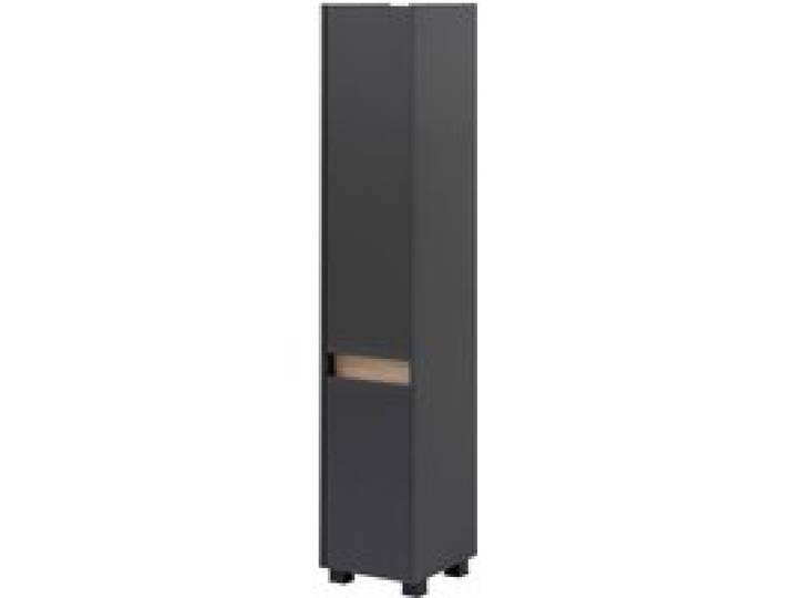 SCHILDMEYER Armoire haute Cosmo, ouverture de porte moderne et sans poignée (1 porte (largeur 30,2 cm), anthracite)