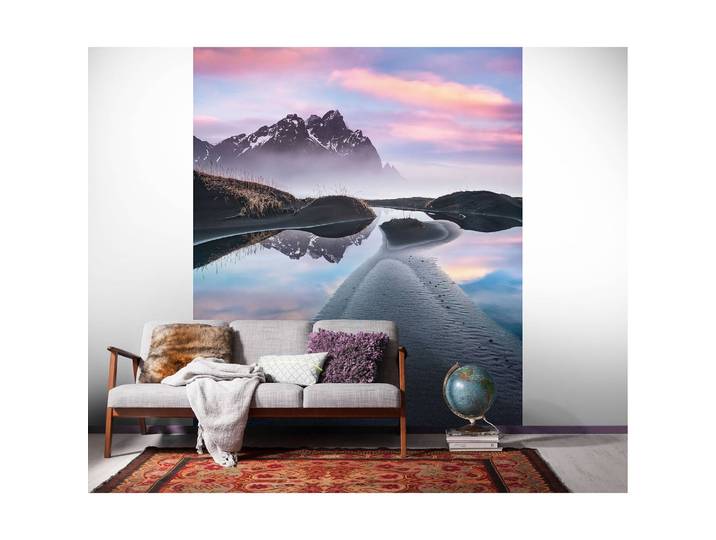 Papier peint intissé Glowing Vestrahorn 200 x 250cm