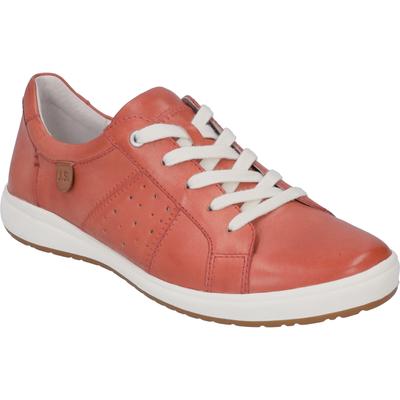 Sneaker JOSEF SEIBEL "Caren 01, lachs", Damen, Gr. 40, orange (lachs), Obermaterial: 100% Rindsleder Leather cow., Schuhe Sneaker
