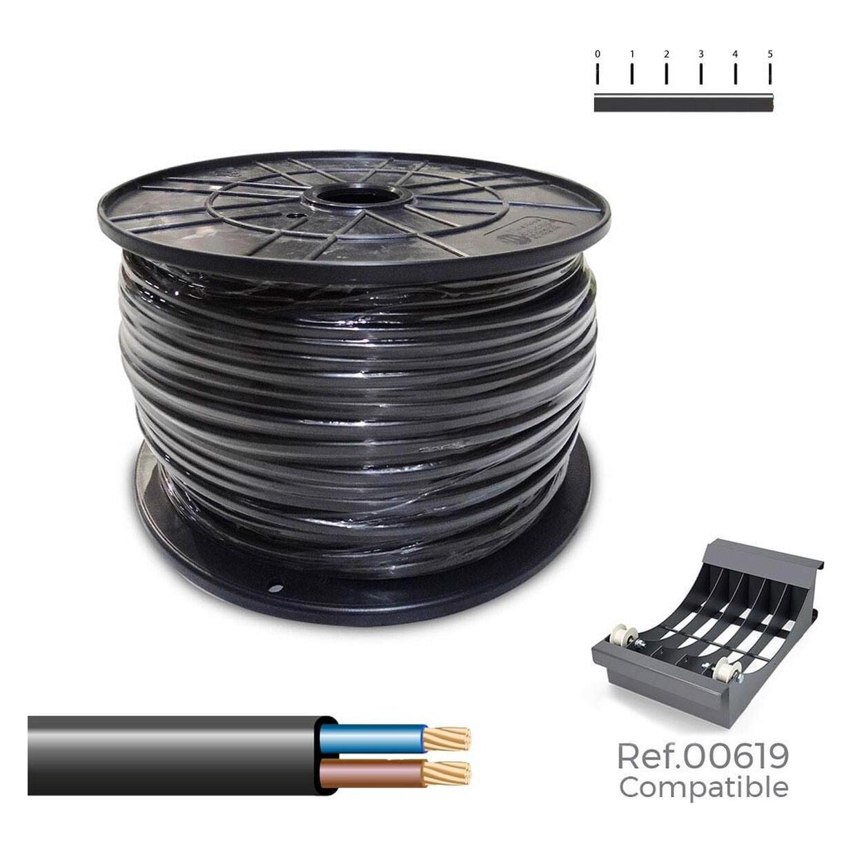 Sediles Elektrische Schlauchleitung Schwarz 2 X 0,75 Mm 400 M H05Vvh2-F Spule (400 m) (52793226)