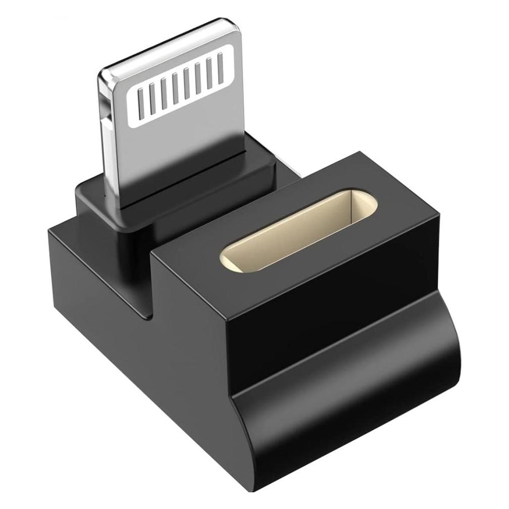 PowerGuard USB-C zu Lightning 180 Grad Winkel U-Form Adapter (male/female) (Lightning) (00034471)