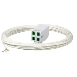 EFB 53681.30 FTTH Hutschienenadapter, 1x SC/APC Kupplung, Laserschutz integriert, 30m Drop 5368130