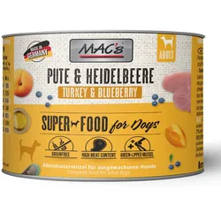 MAC ́s DOG Pute & Heidelbeeren 6x200 g