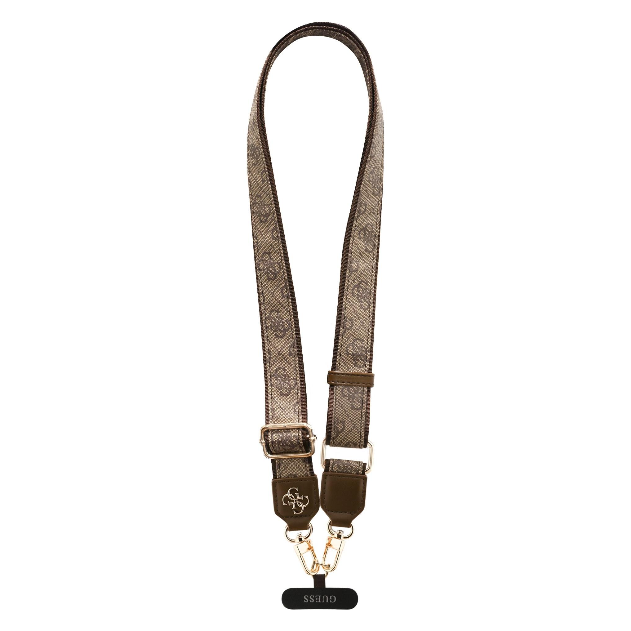 iLike Guess Crossbody Strap PU 4G Metal Logo - brown (GUUCNP4AGMW)