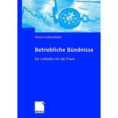 Betriebliche Bündnisse, Taschenbuch von Marcus Schwarzbach, Betriebswirtschaftlicher Verlag Gabler, 978-3-8349-0237-5