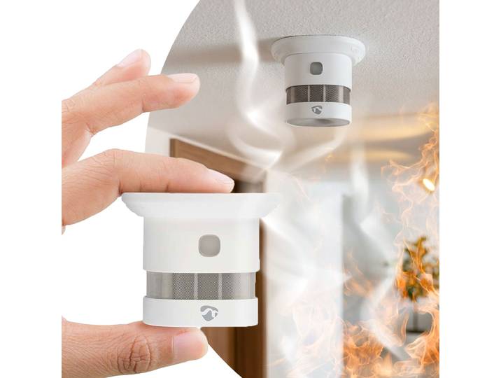 SmartLife WLAN Rauchwarnmelder, Feuermelder EN 14604 zertifiziert, 85 dB
