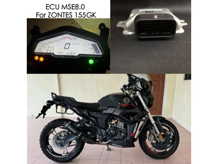 Pour ZONTES 155U GK155 ECU MSE6.0 MSE8.0 Amélioration des performances - Suppression du limiteur de vitesse