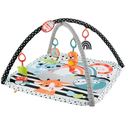 Fisher-Price 3-in-1-Spieldecke für Babys mit Musik, Lichtern, sensorischen Aktivitätsspielzeugen