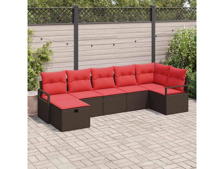 vidaXL Sofa Set 4 stk. Poly-Rattan