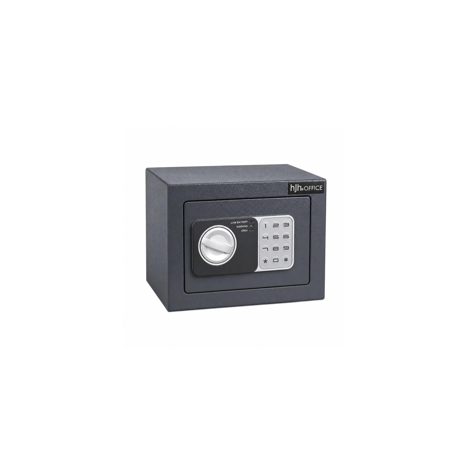 hjh OFFICE Tresor Safe Compact Mini Stahl