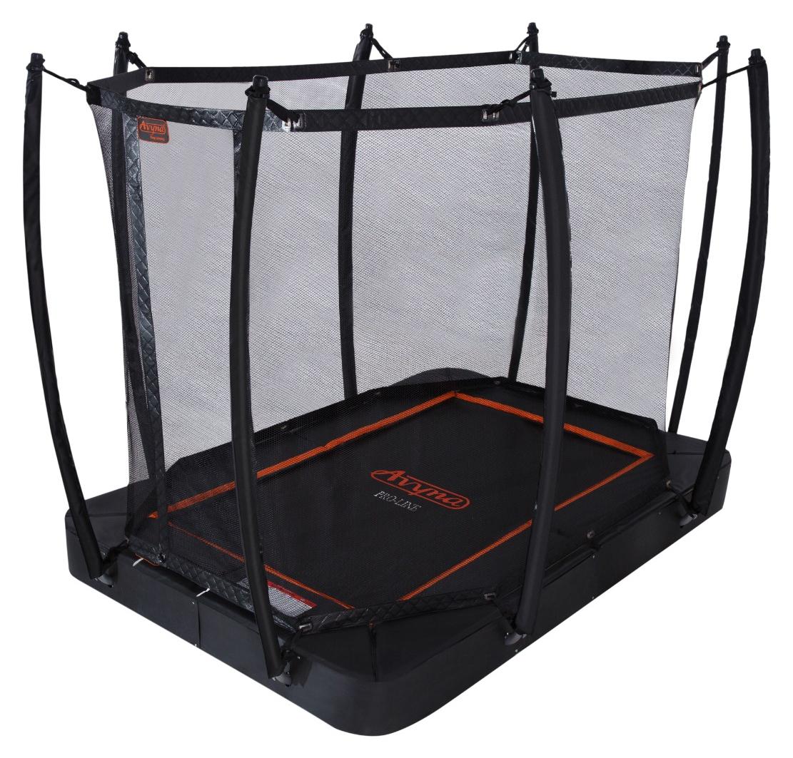 Avyna Trampolin FlatLevel 275x190 (213) mit Netz | Schwarz