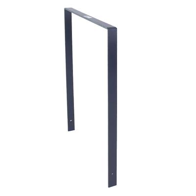 Baumarktplus Fahrradanlehnbügel 115x76 cm Flachstahl pulverbeschichtet zum Einbetonieren Anthrazit Typ U