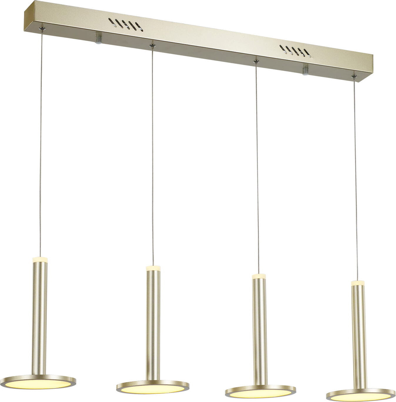 Italux Palermo Hanglamp PND-2424-1L-WH Wit, Diameter: 32 cm
