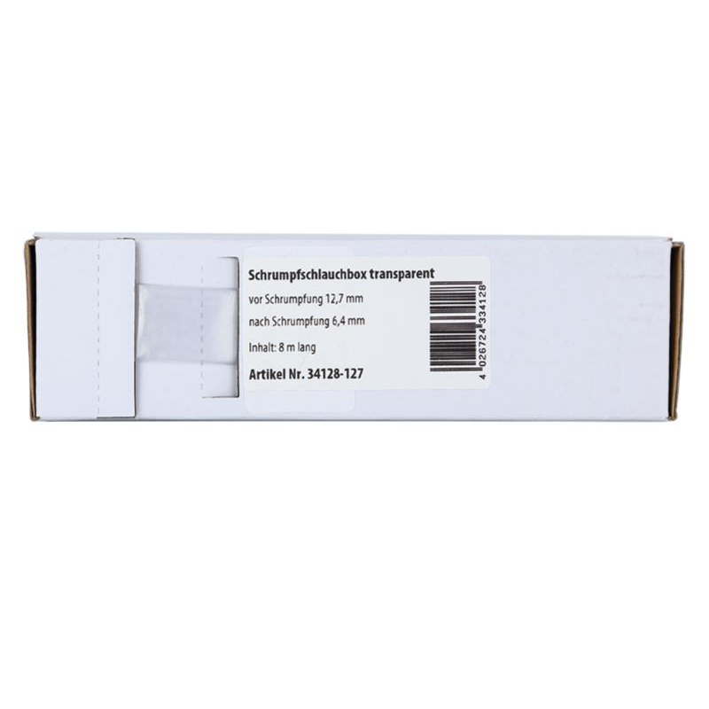 ACV Schrumpfschlauch transparent Ø 12,7 mm / Länge: 8 m