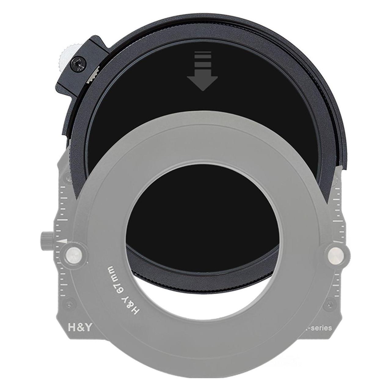 H&Y Grauer Zirkularpolarisationsfilter ND32 K-Serie CPL HD MRC - 95 mm Drop-in (95 mm, ND- / Graufilter) (HY-KNC32)