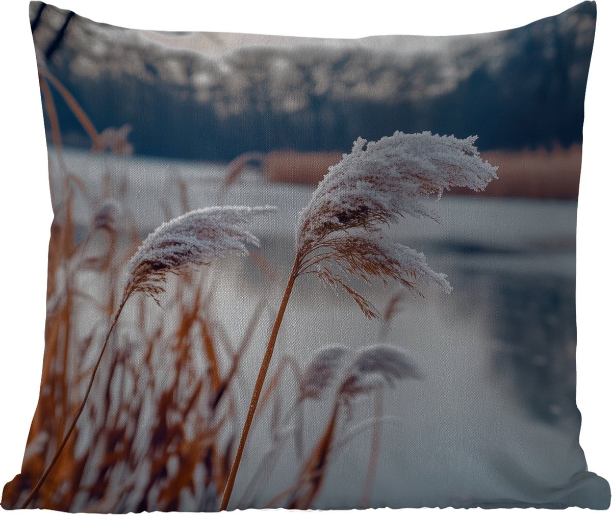 PillowMonkey Weerbestendig Buitenkussen - Natuur - 50 x 50 cm