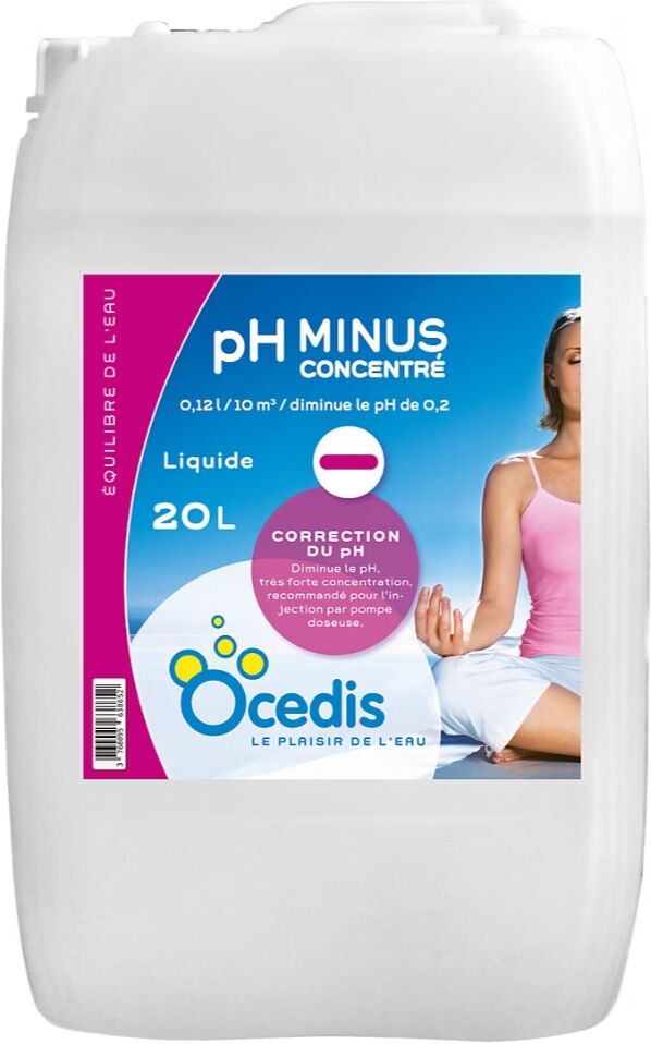Traitement piscine OCEDIS correcteur piscine pH minus liquide 20L