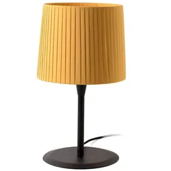 Faro Tischleuchte  SAMBA E27, IP20 geklebt, schwarz matt, gelb FAR-64311-39