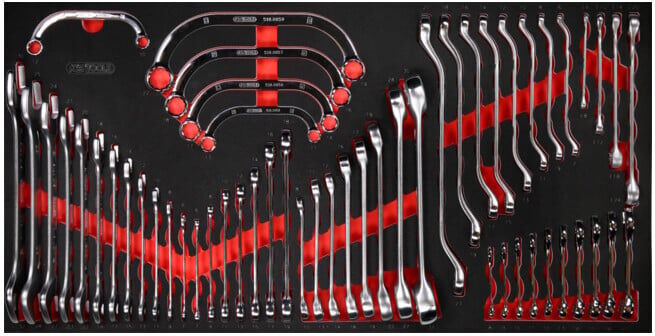 SCS Module de clés, 54 pcs, modules système 1.1/3 KS Tools (813.0054)
