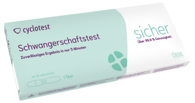 Uebe Medical GmbH CYCLOTEST Schwangerschaftstest 25 mlU/ml Urin 1 St 13513020