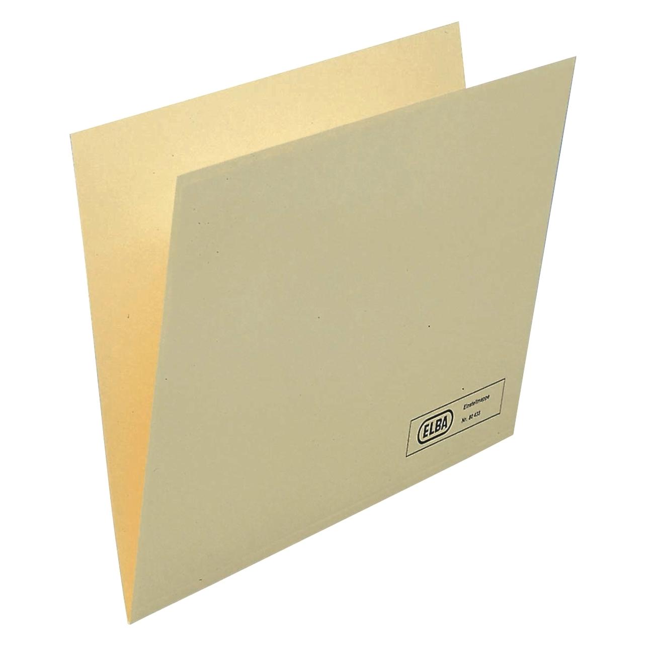 Hamelin ELBA Einstellmappe 100091738 DIN A4 180g Karton chamois 50 St./Pack. (A4, 50x) (100091738)