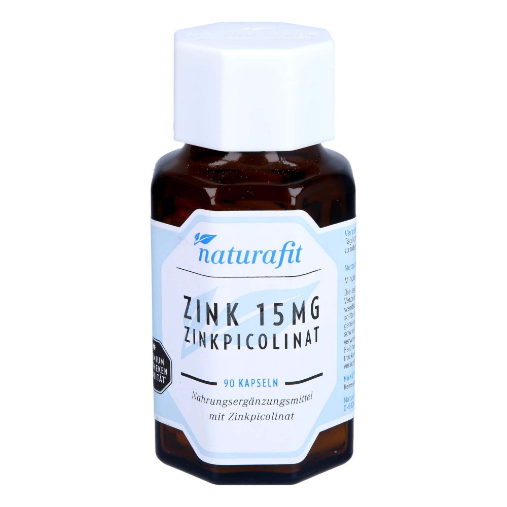 NaturaFit GmbH Naturafit Zink 15 mg Zinkpicolinat Kapseln 16864346