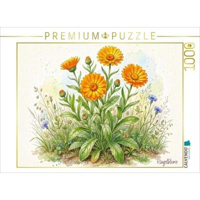 CALVENDO Puzzle Ringelblume | 1000 Teile Lege-Größe 64x48cm Foto-Puzzle für glückliche Stunden