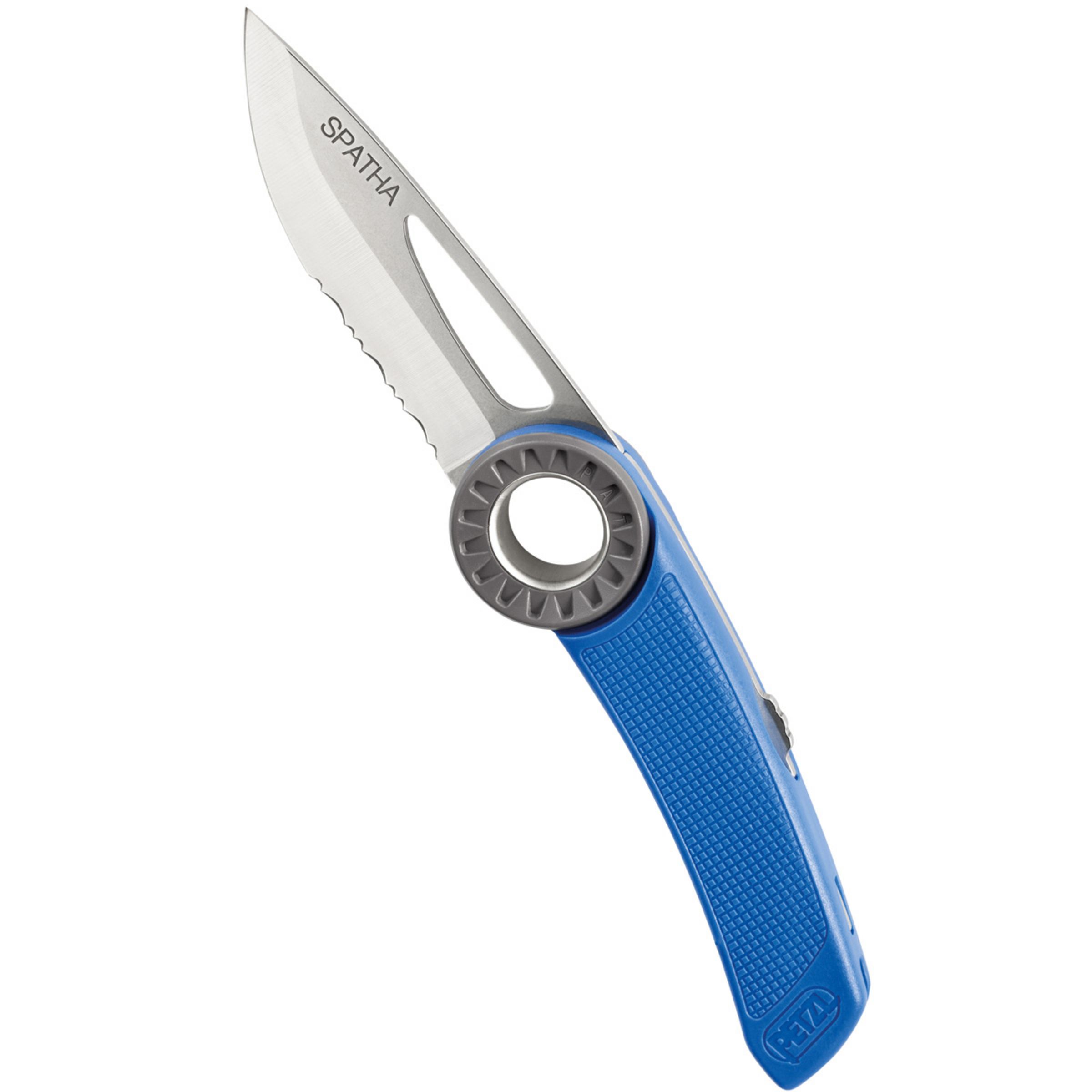 Petzl Spatha Messer Taschenmesser blau