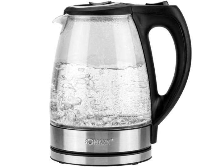 Bomann WKS6032GCB Wasserkocher Glas inox