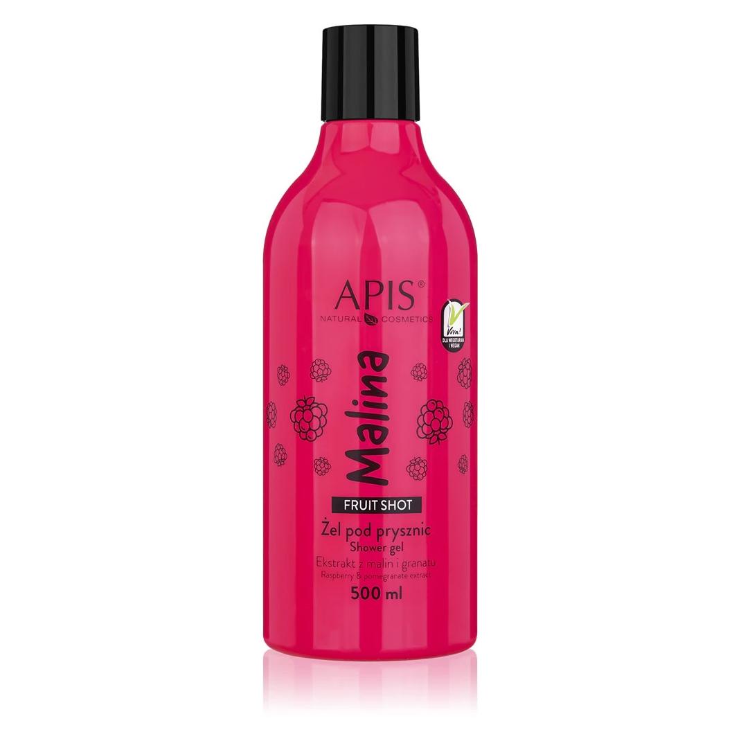 NoName APIS Fruit Shot Shower Gel żel pod prysznic Malina 500ml (500 ml) (5901810007300)