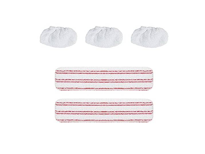 Polti Kit 2 Serpillières + 3 Bonnettes (pour Serie PRO/Serie Classic/Forever Exclusive/Eco Pro 3000/ Evolution/Edition/ 2085)