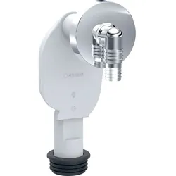 Geberit UP-Geruchsverschluss mit Anschluss und Rosette glanzverchromt d40