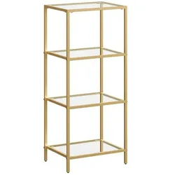 VASAGLE Bücherregal gold 40/30/95 cm gold