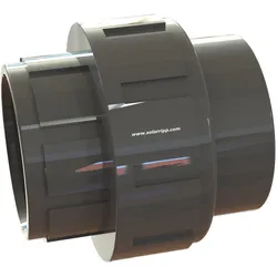 Verschraubung grau PVC-U 50mm Klebemuffe – PVC-U 50 grau