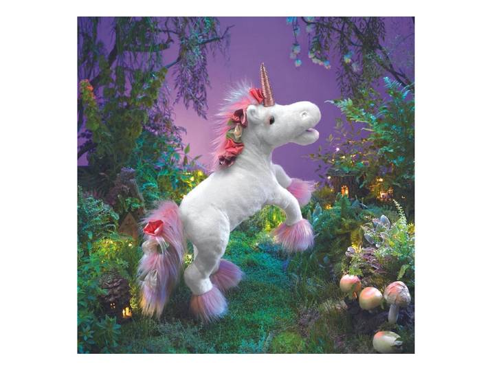 Folkmanis Handpuppen Handpuppe Folkmanis Einhorn