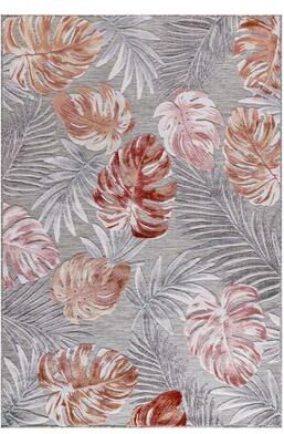Beverly Rug Equator Leaf Botanical Indoor Outdoor Area Rug