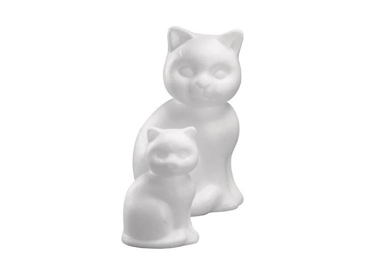 Rayher Styropor-Katze 23 cm