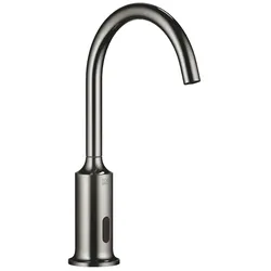 Dornbracht Waschtischarmatur VAIA Dark Chrome, elektronische Öffnungs- und Schließfunktion, Ausladung 167 mm, Armaturenhöhe 306 mm, Bohrungsdurchmesser 35 mm