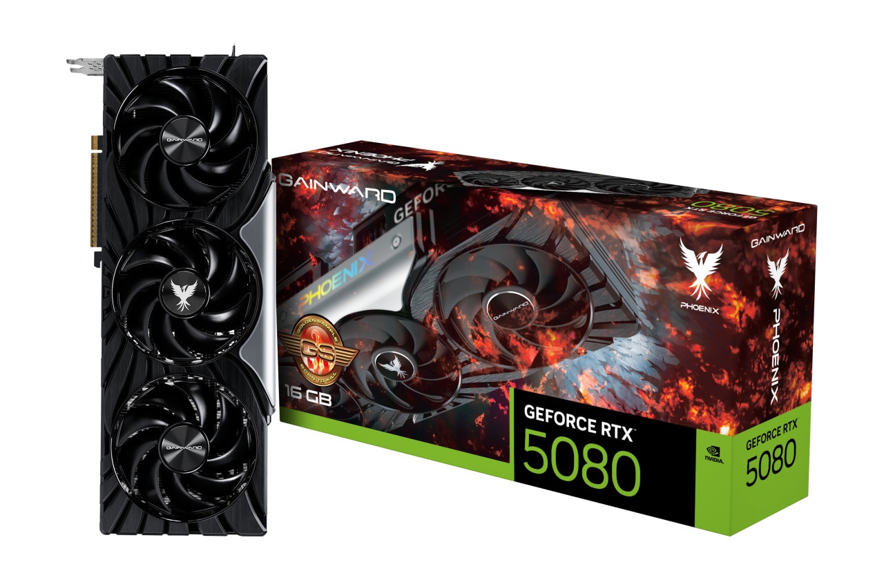 GAINWARD GeForce RTX 5080 Phoenix GS Grafikkarte 16 GB